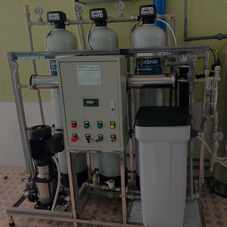 Dự án máy lọc nước khu trường học